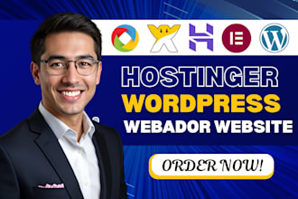 design redesign webador website canva to wix wordpress elementor website