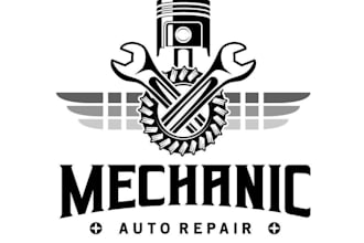 design high quality mechanic logo