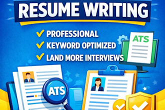 professional resume CV writing, ats optimized, proofread