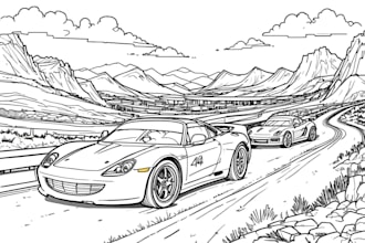 draw cars coloring book adventures for kids