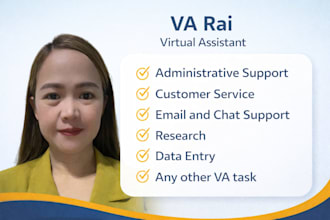 be your reliable, dependable and trustworthy general support VA