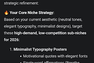 provide marketing consultancy for a month