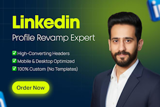revamp your linkedin profile with optimization and banner design