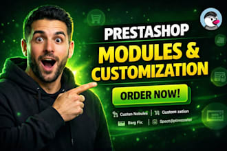 do prestashop modules,customize ecommerce website,ecommerce store in prestashop