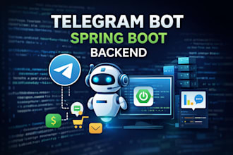 develop custom telegram bot with spring boot