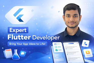 develop flutter app for you