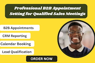 generate and book qualified b2b sales appointments