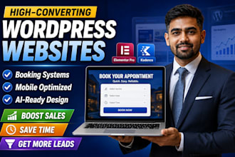 build elementor pro website astra pro kadence wordpress developer website design