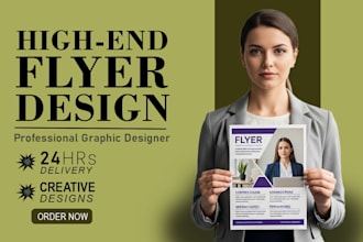 design a professional corporate business flyer