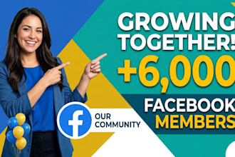 get your 6,000 facebook members