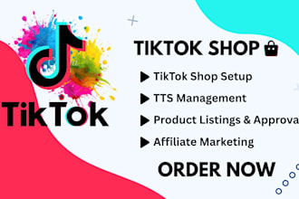 setup tiktok shop, tik tok affiliate shop marketing tiktok optimize dropshipping