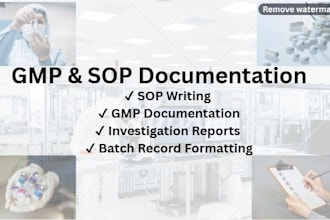 format and improve sop and technical documents