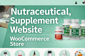 design nutraceutical, supplements website, sarms research wordpress website