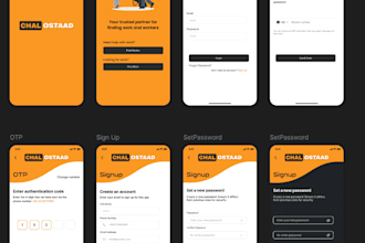 develop a flutter android and ios app with firebase and realtime features