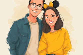 do disney cartoon portrait