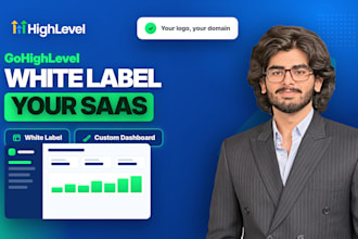 setup gohighlevel saas whitelabel dashboard customization, ghl website, funnels
