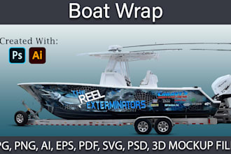 do professional boat or yacht wrap design