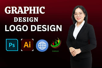 design a professional logo, business card, and social media posts