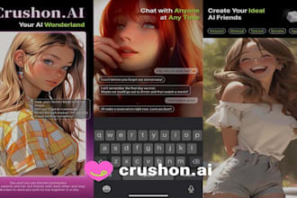 develop ai nsfw chatbot website, ai saas website, nsfw avatar image generator