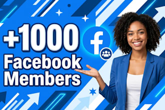 add new 1,000 facebook members