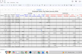 do create attendance based payroll and salary automation in google sheets