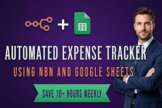 build automated expense tracker using n8n and google sheets