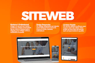 je vais créer un site web moderne, professionnel et responsive