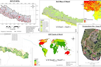 perform spatial digitization and create maps and datas