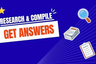 research and compile information on any topic