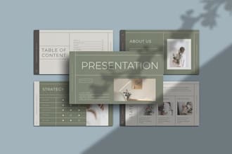 professionally design your presentation, canva, PDF and business reports