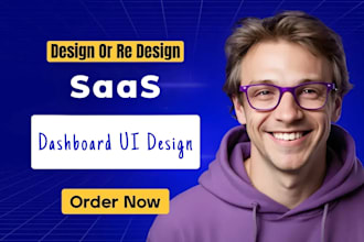 design clean b2b saas dashboard and admin panel UI in figma