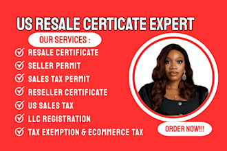 get your resale certificate, seller permit and sales tax permit, ecommerce tax