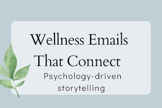create engaging email newsletters for wellness brands