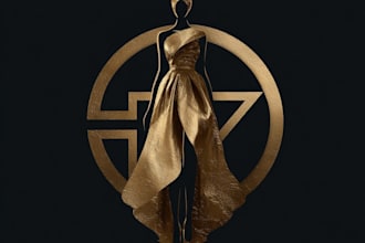 develop logo and brand identity for fashion brand