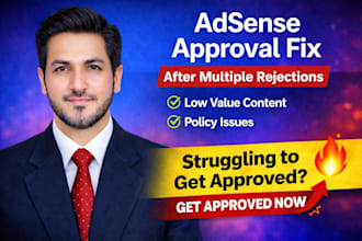 fix google adsense rejection and low value content issues