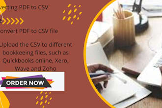 convert PDF to CSV