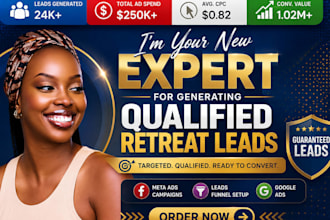 generate highly converting and exclusive retreats booking leads for your retreat