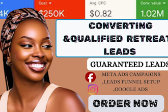 generate highly converting and exclusive retreats booking leads for your retreat