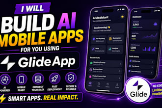 build ai mobile apps for you using glide