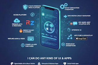 be your fastest mobile app developer, expo react native from scratch