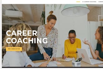 design squarespace life coach website personal brand website coaching website