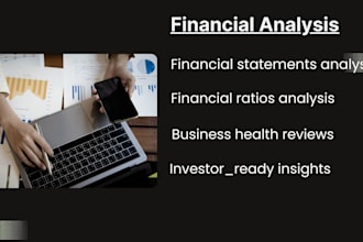 analyze  financial statements,financial ratios,and over all business health