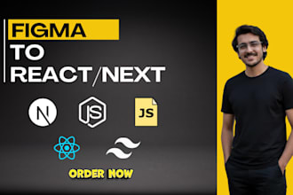 convert figma to html, figma to nextjs reactjs website design and development