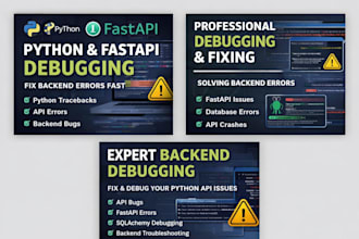 debug and fix your python, fastapi, or backend errors