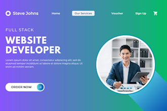 do frontend and backend website design and development