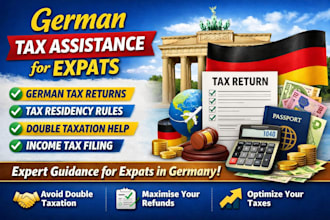 assist expats with german tax return tax residency double taxation income tax