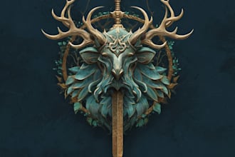 design a custom fantasy logo