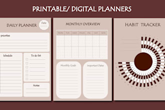 design professional journals and planners
