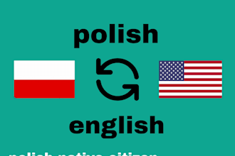 translate your text from polish to english and vice versa