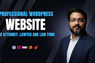 create attorney, lawyer and law firm wordpress website